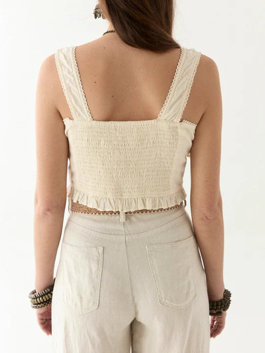 MAISON HOTEL MARISA PANT BERENSON OFF WHITE