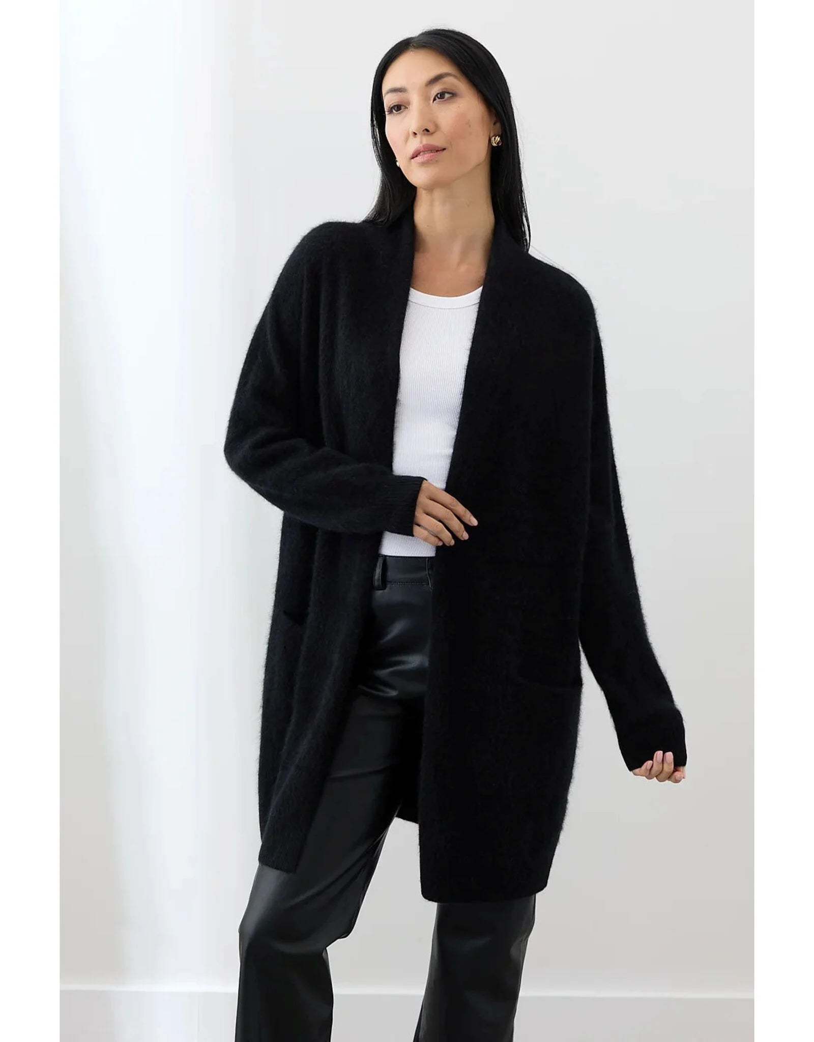 MIA FRATINO PRIM CARDIGAN - JET