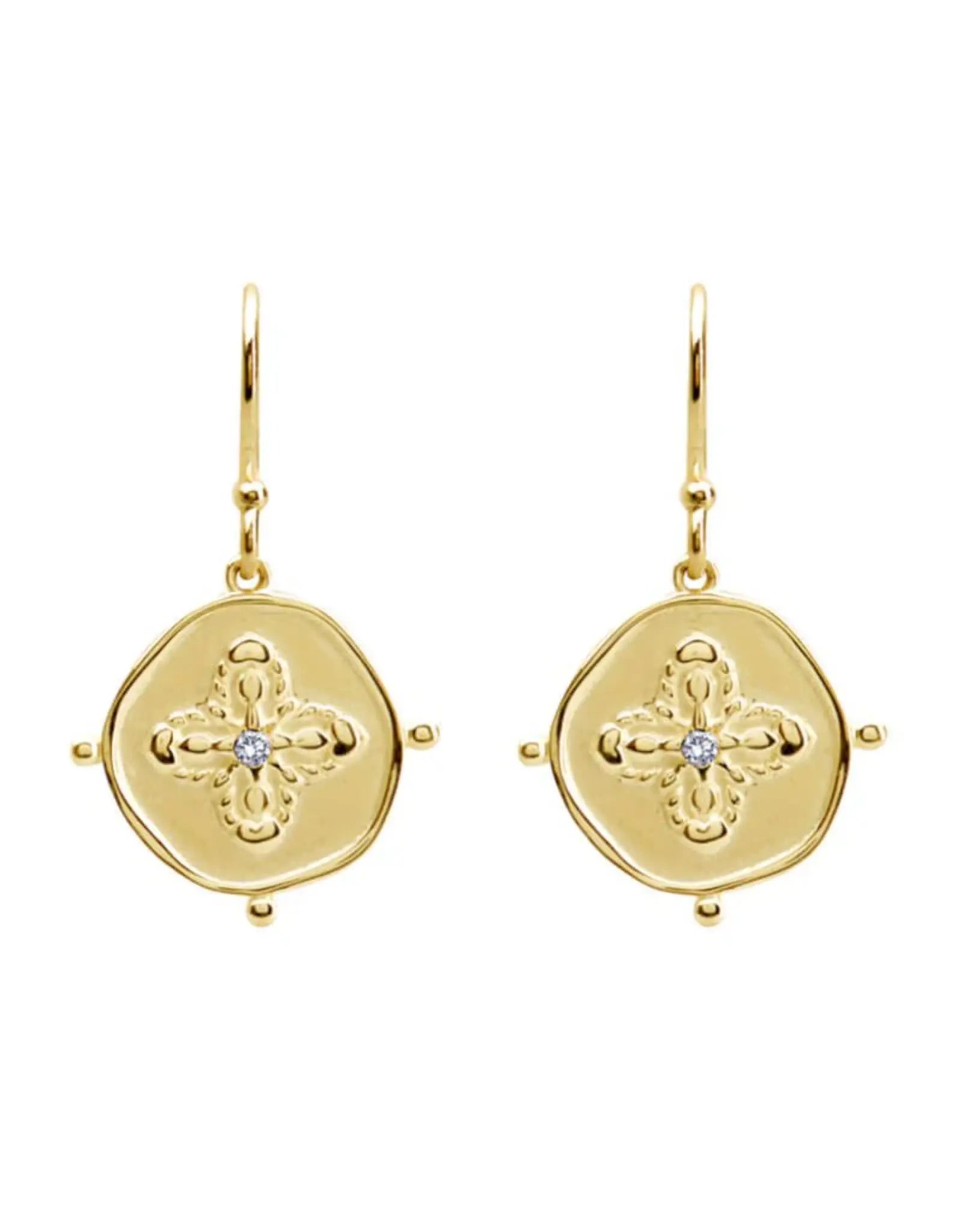 MURKANI SAHARA SMALL EARRINGS YELLOW GOLD