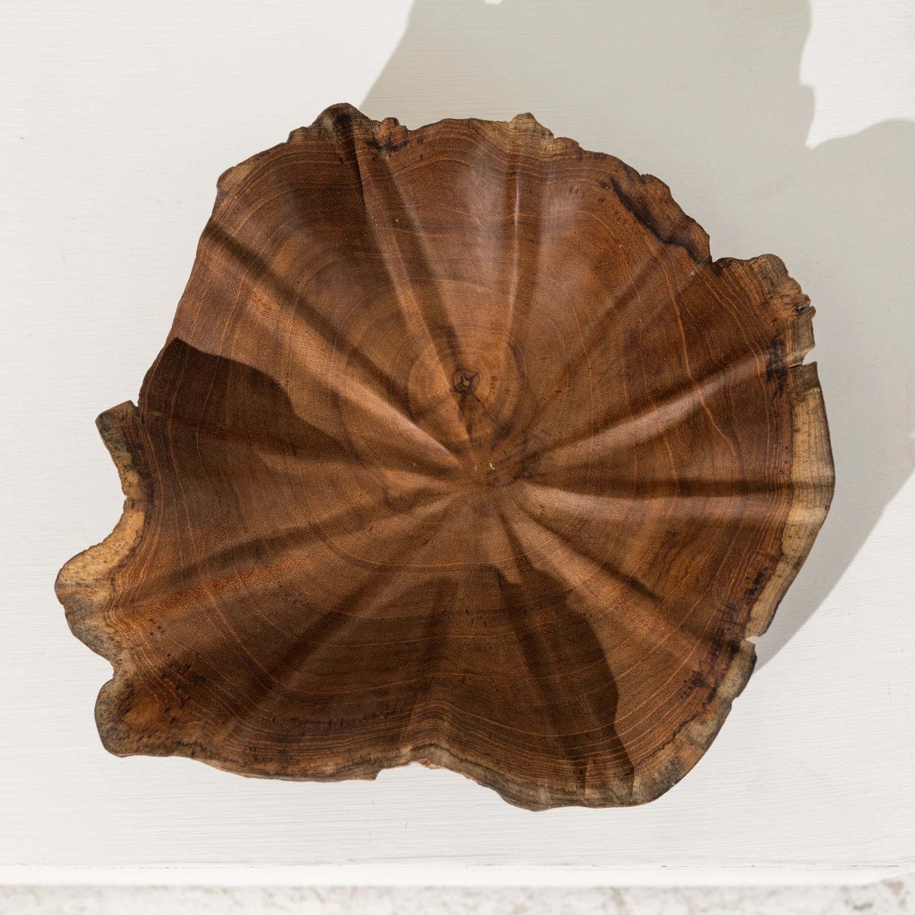 INARTISAN ODELE SCULPTURAL WOODEN BOWL