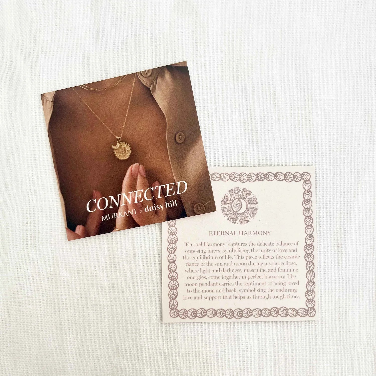 MURKANI ETERNAL HARMONY PENDANT NECKLACE YELLOW GOLD