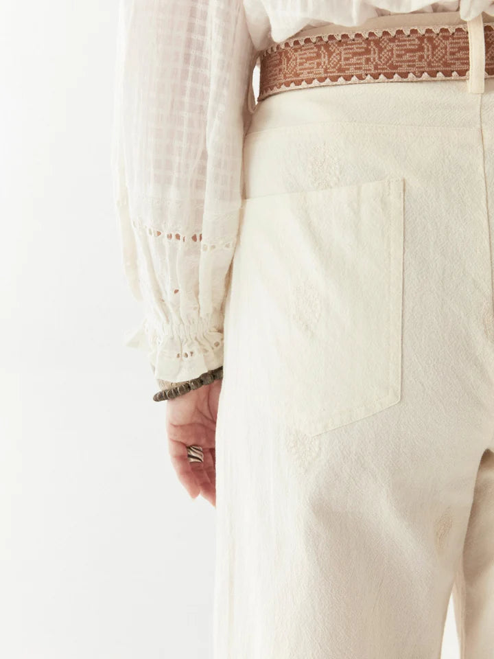 MAISON HOTEL SABINE BLOUSE LORD BYRON OFF WHITE