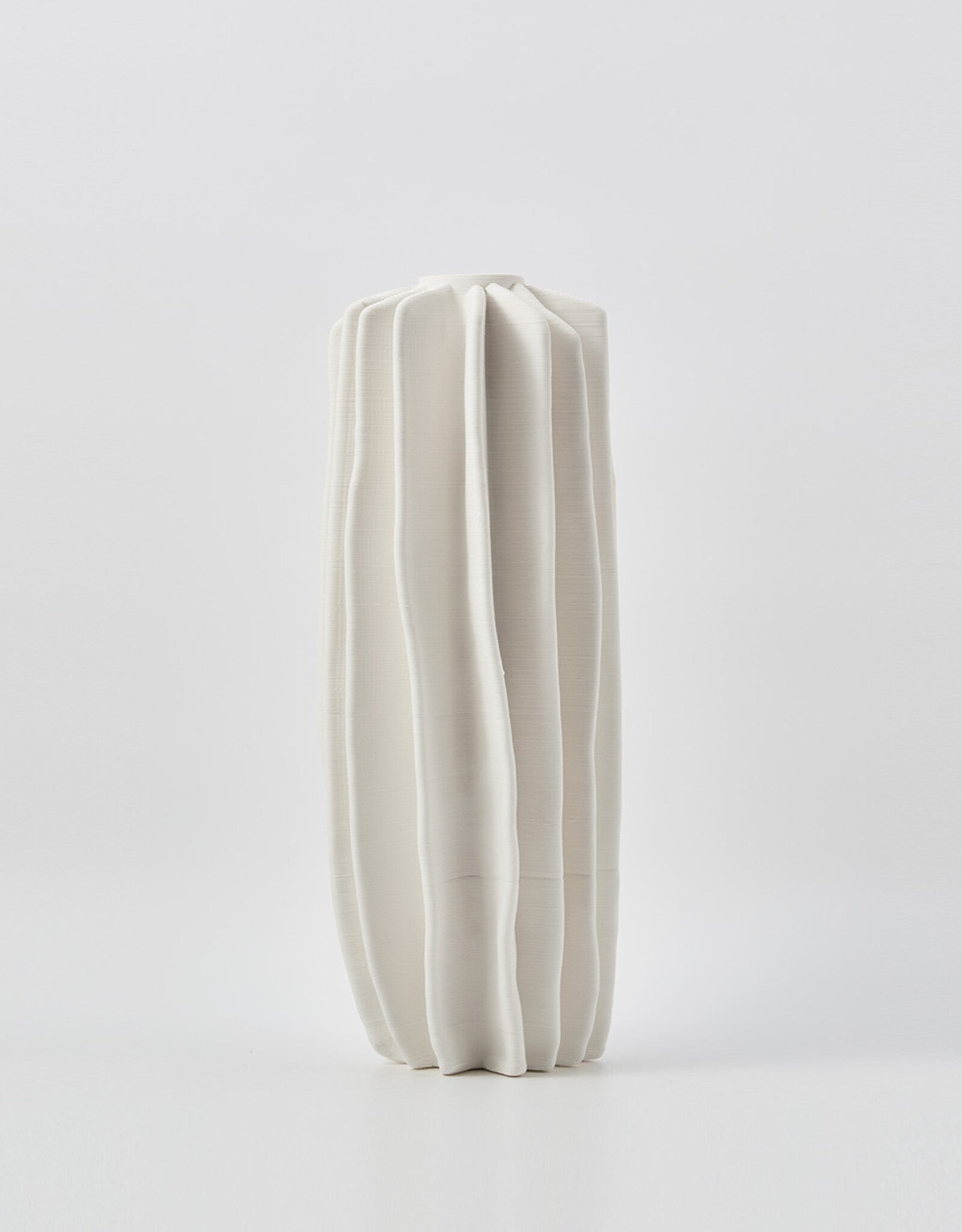 THE FOUNDRY CORAL VASE TALL IVORY