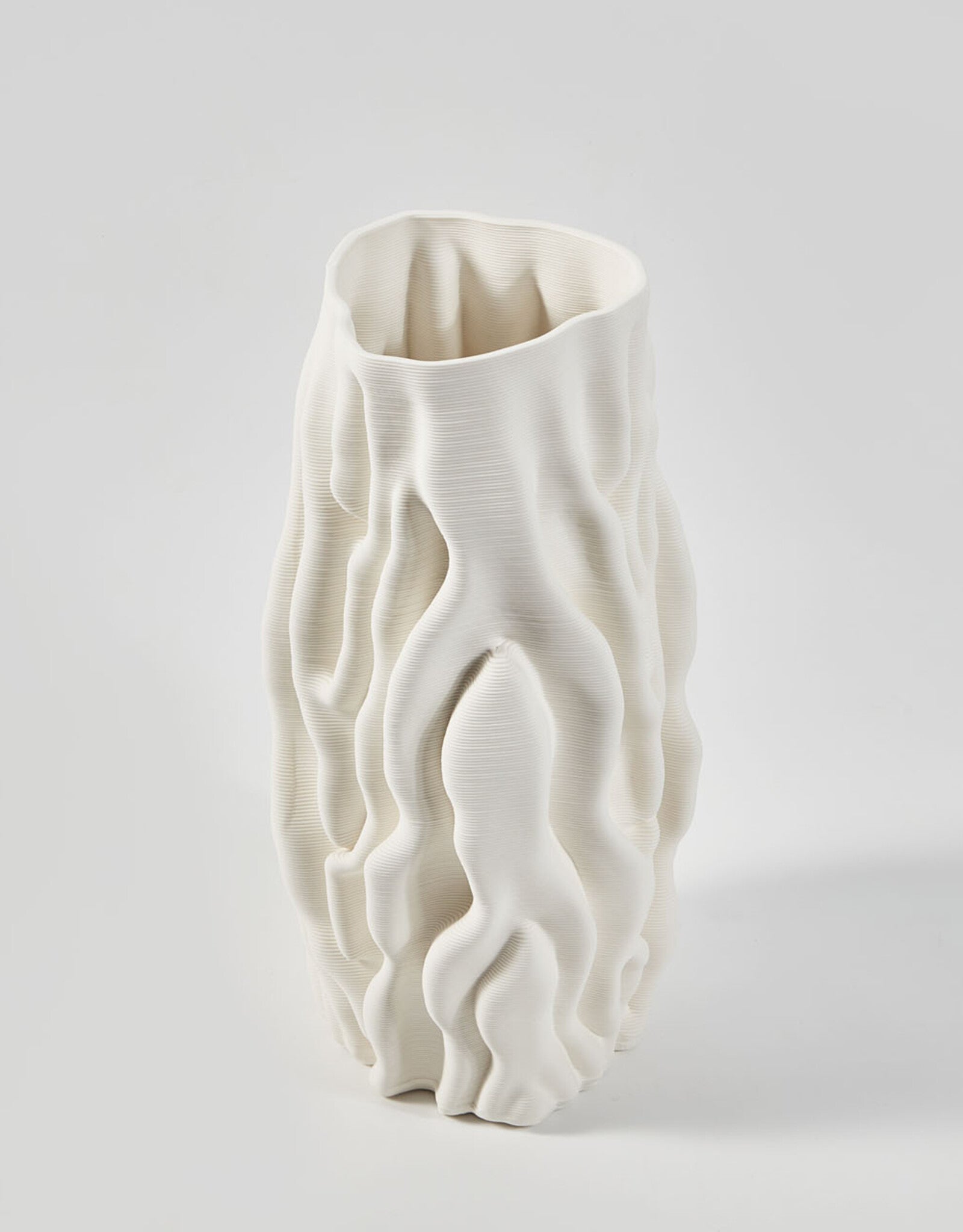 THE FOUNDRY KOMBU VASE LARGE IVORY