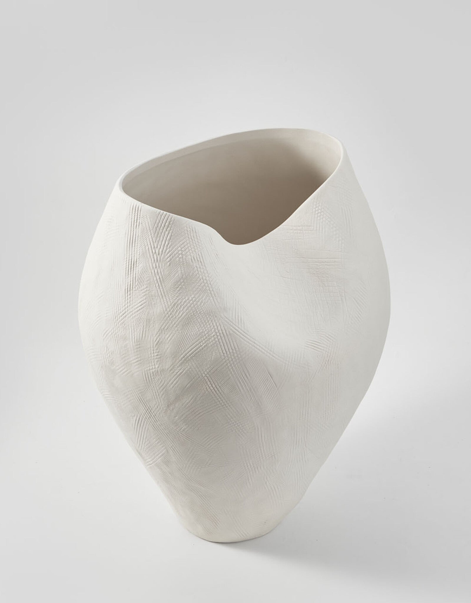 THE FOUNDRY MOULE VASE LARGE IVORY