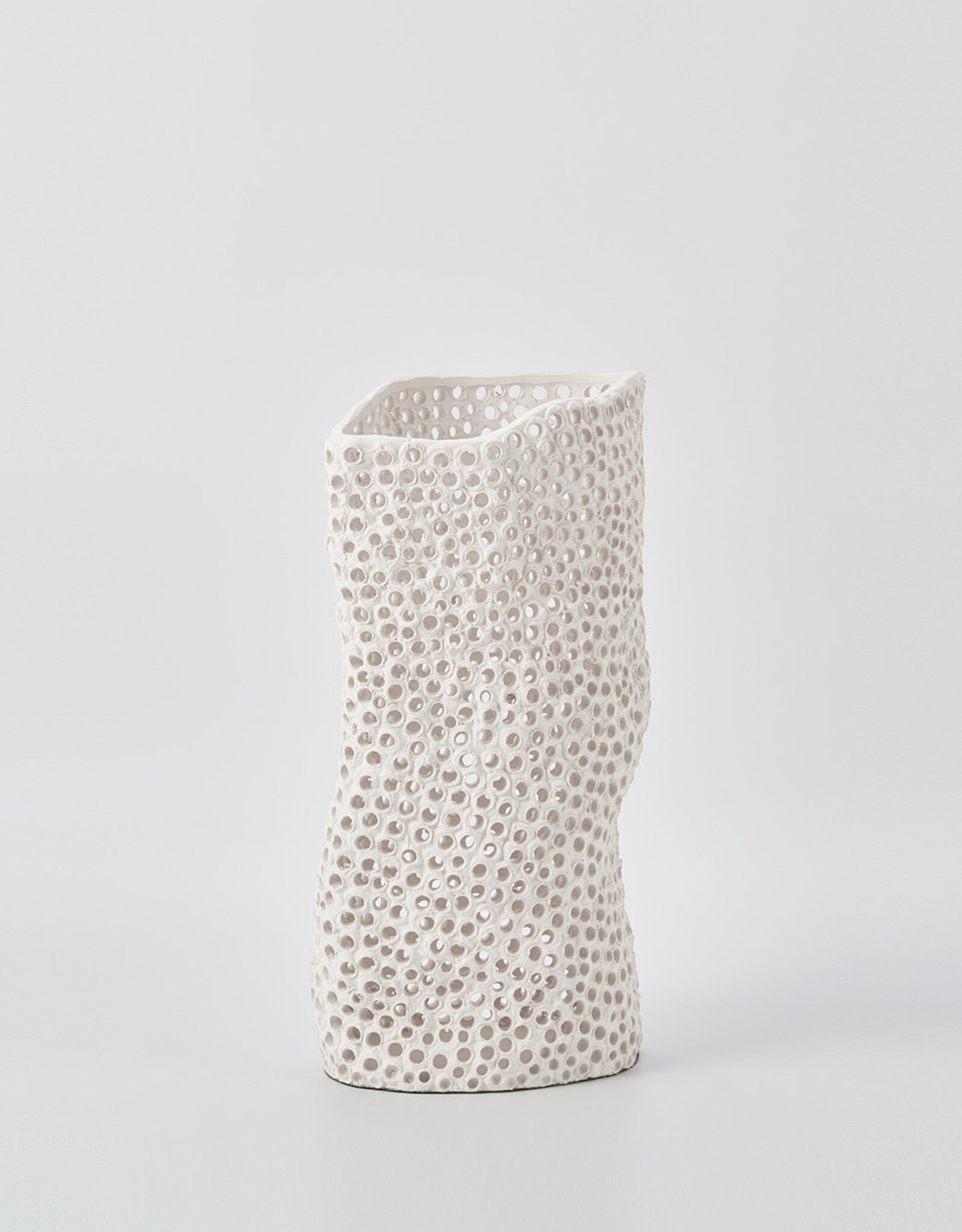 THE FOUNDRY PORUS VASE TALL IVORY