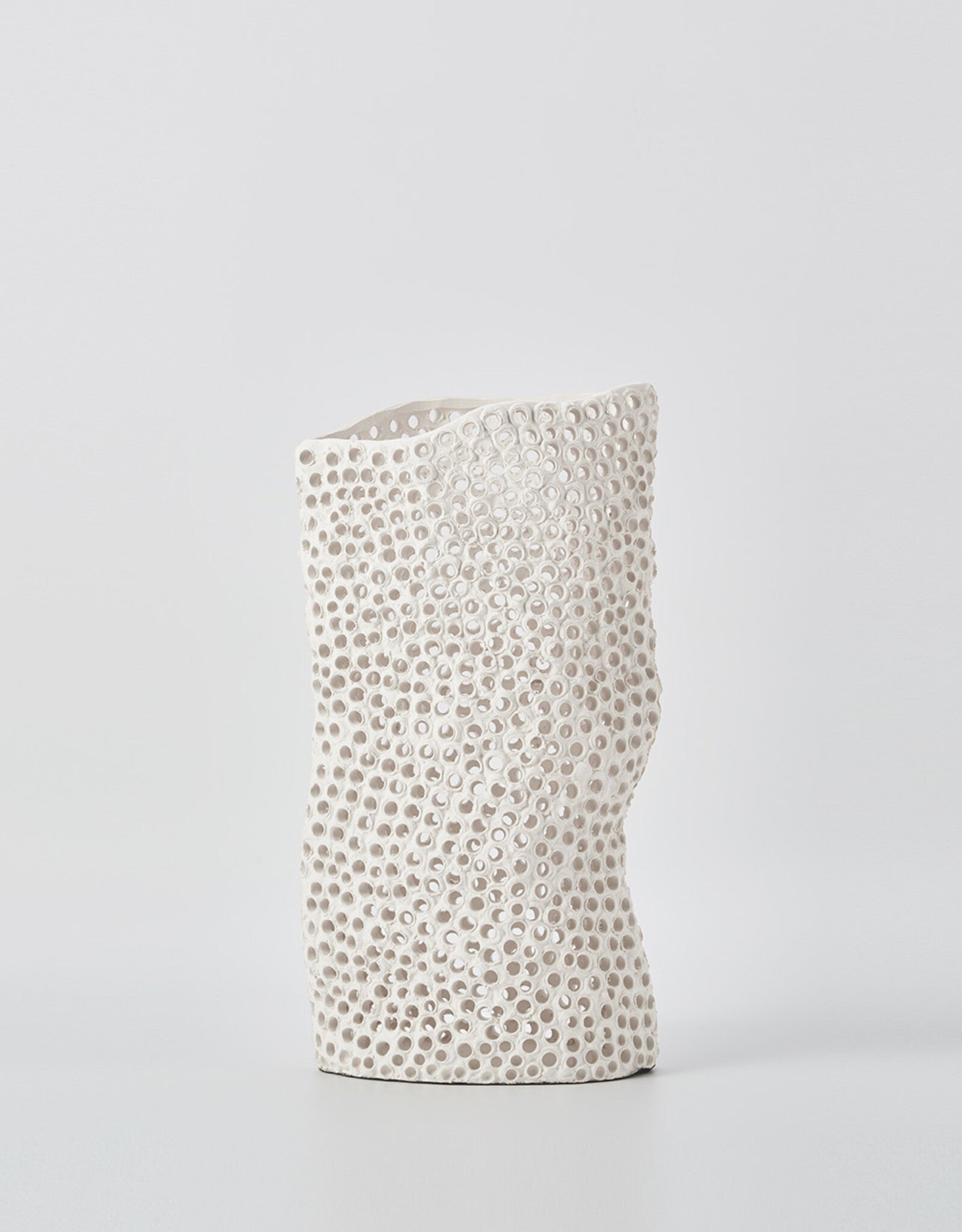 THE FOUNDRY PORUS VASE TALL IVORY