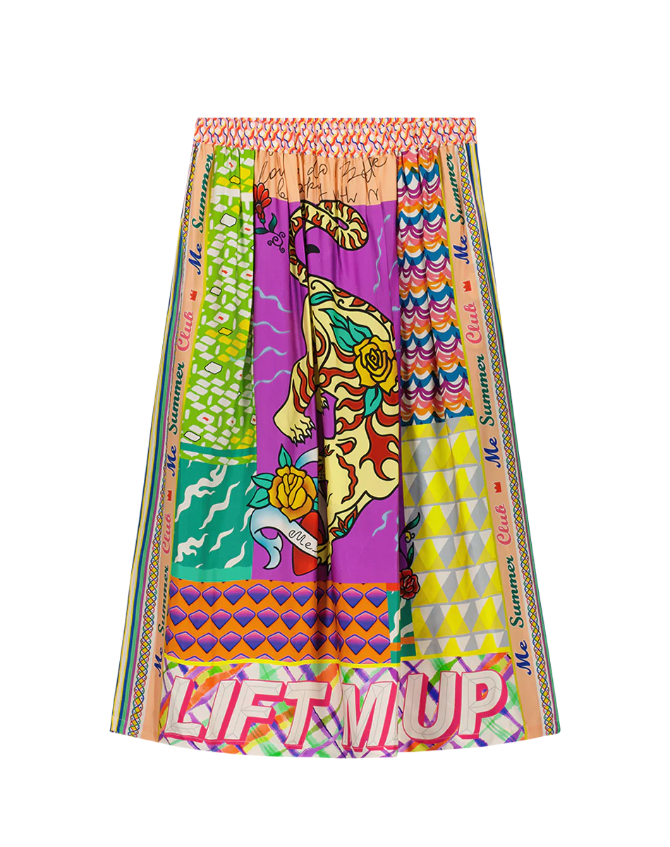 ME369 VANESSA ARTISAN PRINTED SKIRT