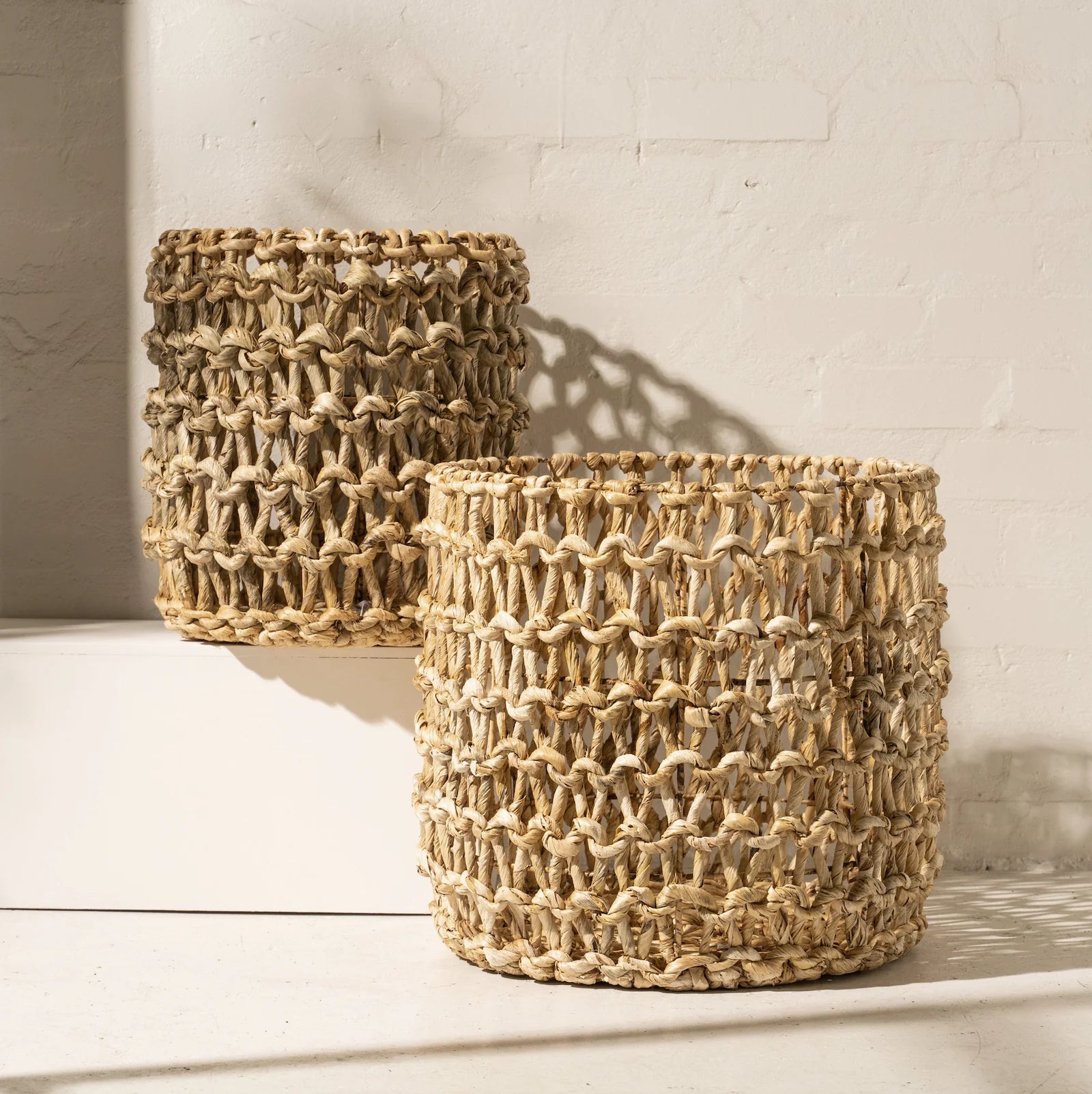 INARTISAN ADALINE YAEL BANANA BARK BASKET SMALL